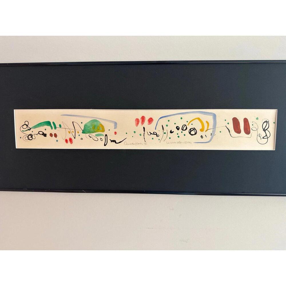 Lucinda Allen Abstract 1980s Art painting